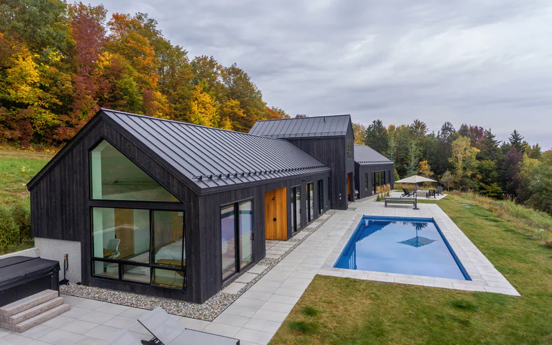 Nordic inspired home design in Stowe Vermont