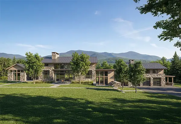 Contemporary Mountain Meadow Home - Vermont Residential Architecture