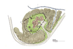 site plan for cabin in the woods