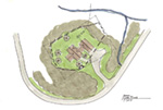 site plan for cabin in the woods